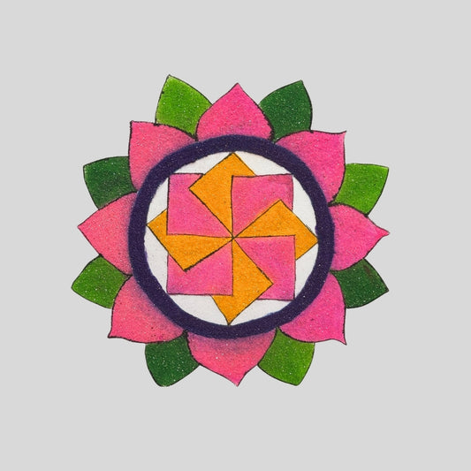 Daily Use Traditional Ready Rangoli Design 3