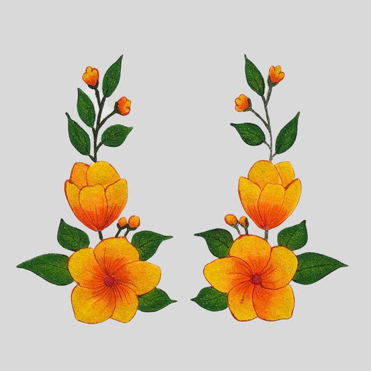 Decorative Floral Border Ready Rangoli Design 3