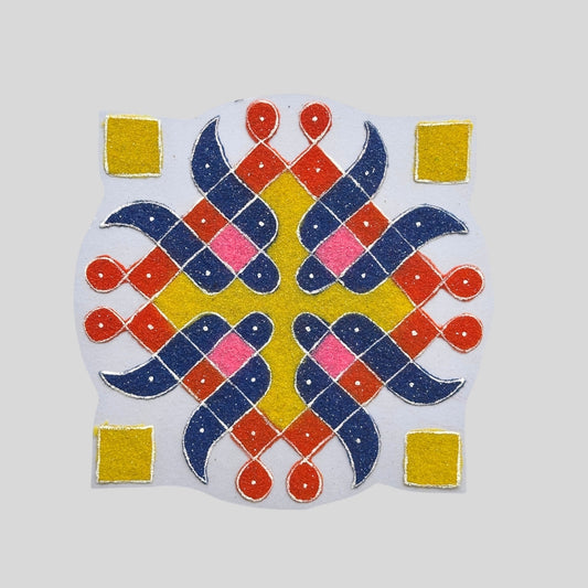 Daily Use Traditional Ready Rangoli Design 1