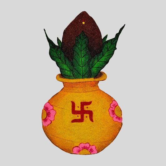 Kalash Rangoli (2 Size Available)