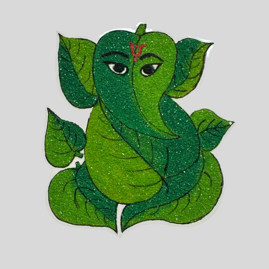 Ashtapatra Ganesha Rangoli