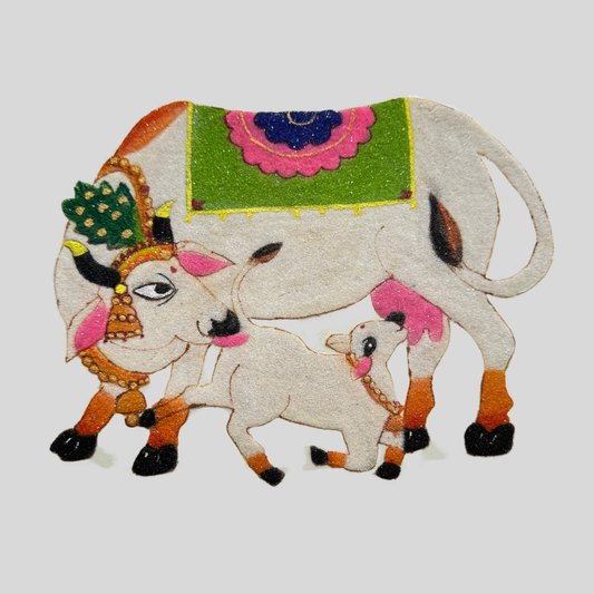Kamdhenu Cow Rangoli