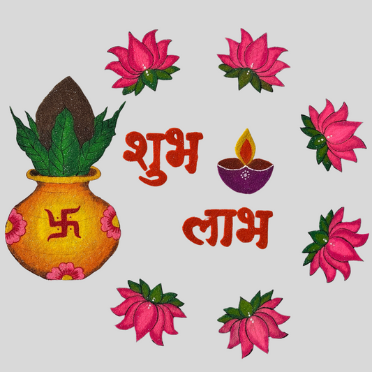 Perfect 5 Rangoli Set Combo 4 | ReadyRangoli.in
