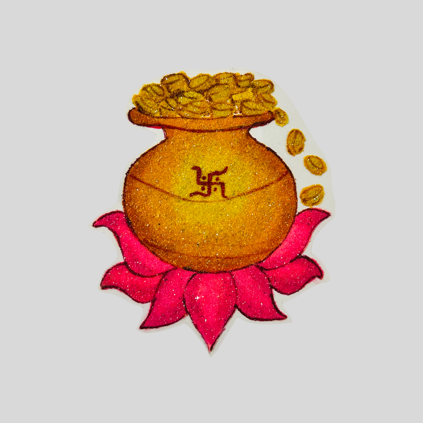 Dhan Kalash Rangoli