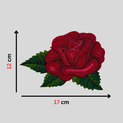 Red Rose Rangoli